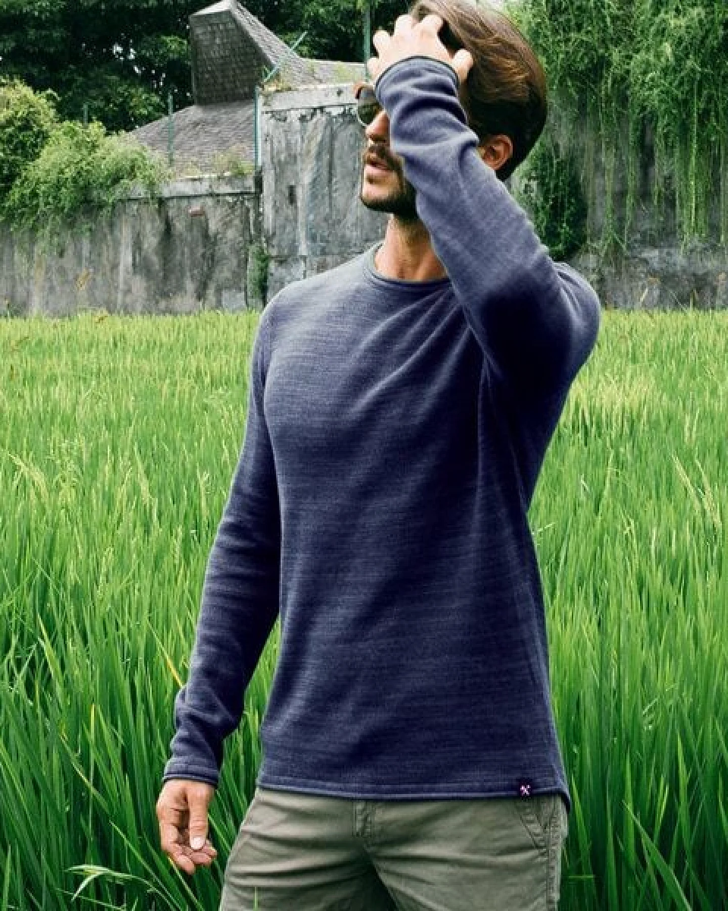 The Driftwood Tales Basic-Strickpullover - Herren Pullover - Driftwood Tales - aus Bio-Baumwolle – Ansicht 4