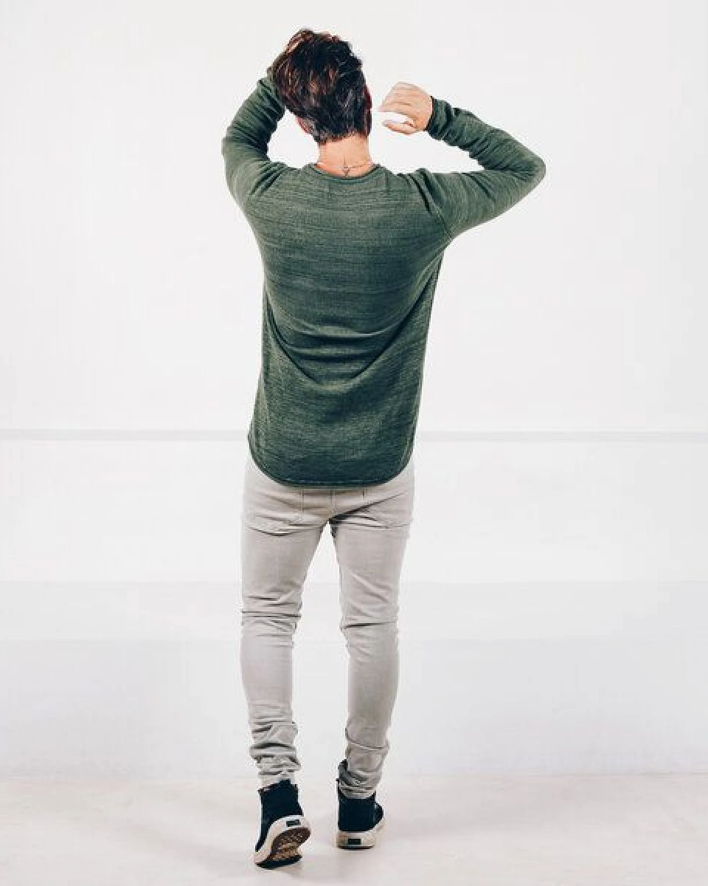 The Driftwood Tales Basic-Strickpullover - Herren Pullover - Driftwood Tales - aus Bio-Baumwolle – Ansicht 3