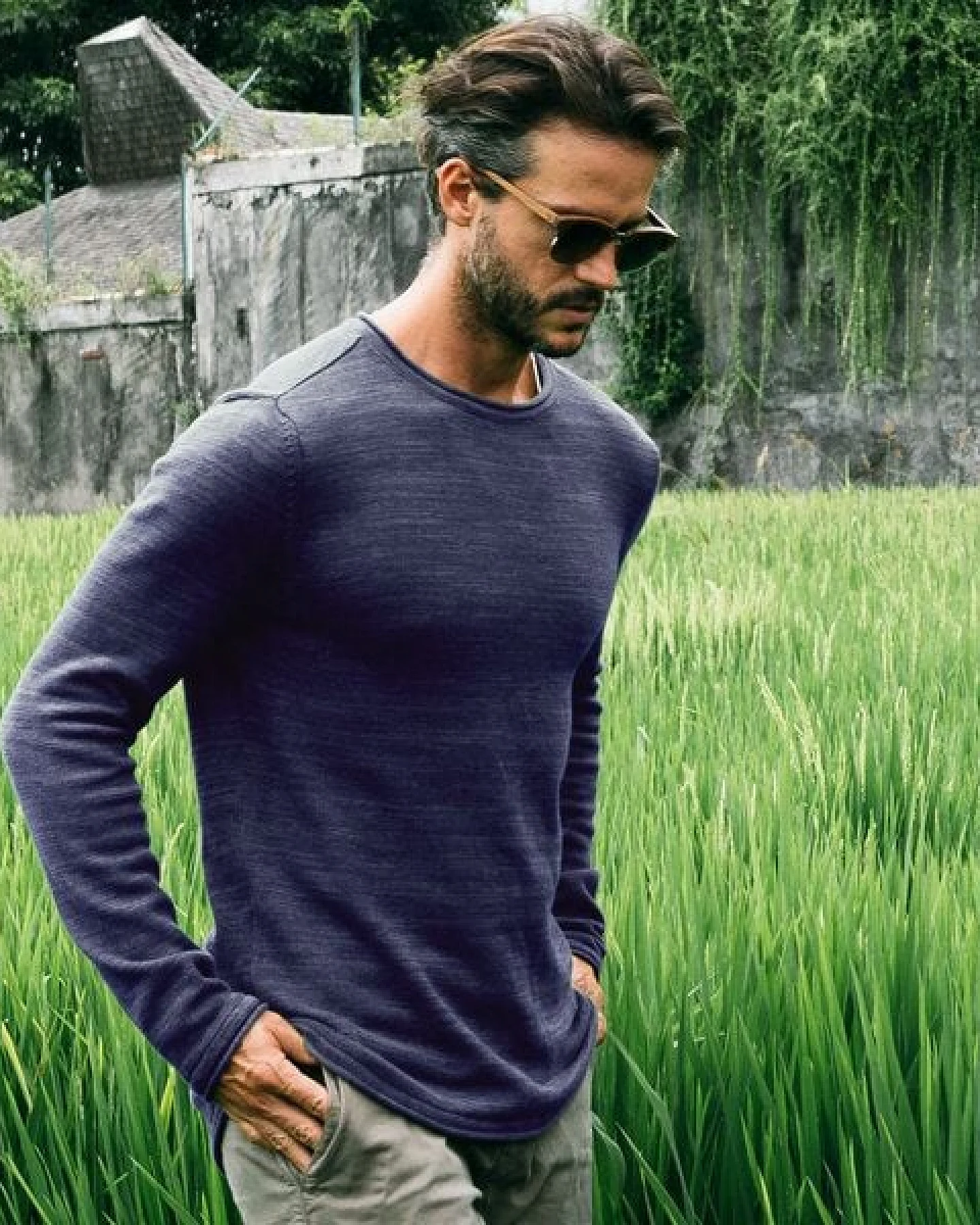 The Driftwood Tales Basic-Strickpullover - Herren Pullover - Driftwood Tales - aus Bio-Baumwolle – Ansicht 4
