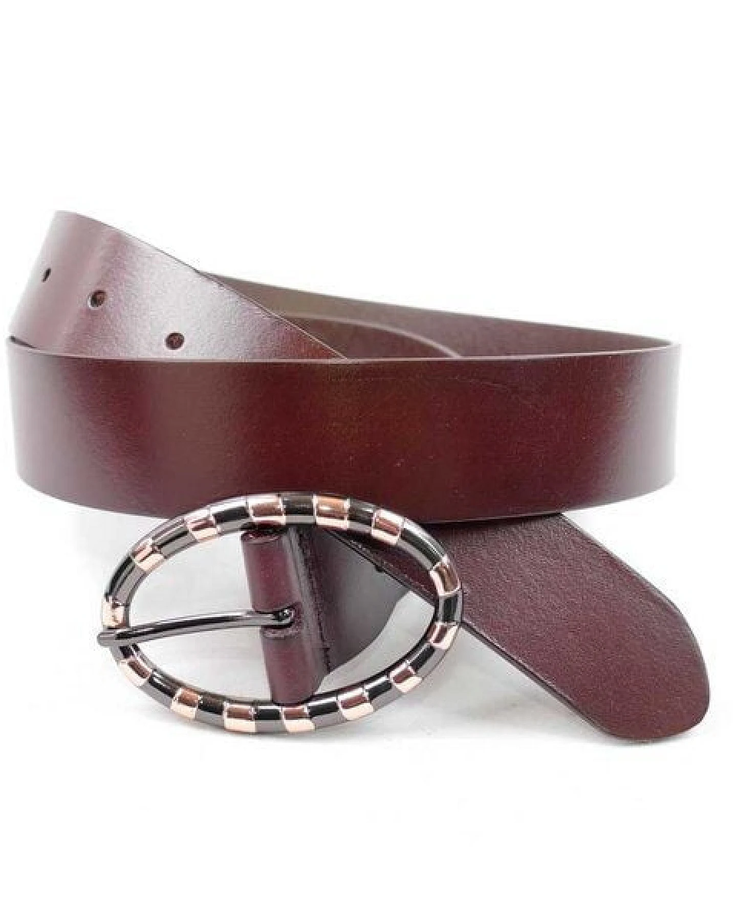 zweisser Ledergürtel Damen Olivia – Ansicht 4