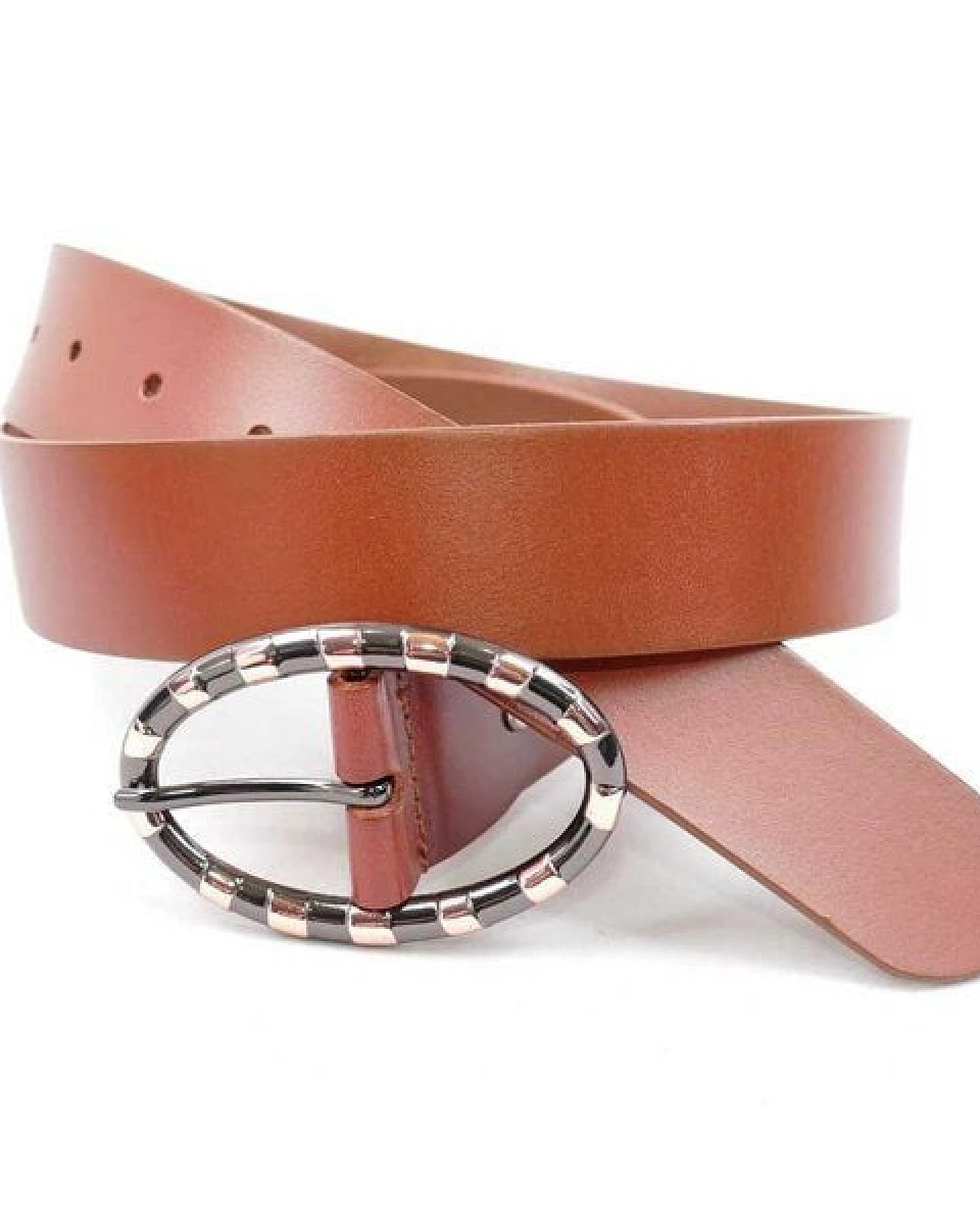 zweisser Ledergürtel Damen Olivia – Ansicht 2