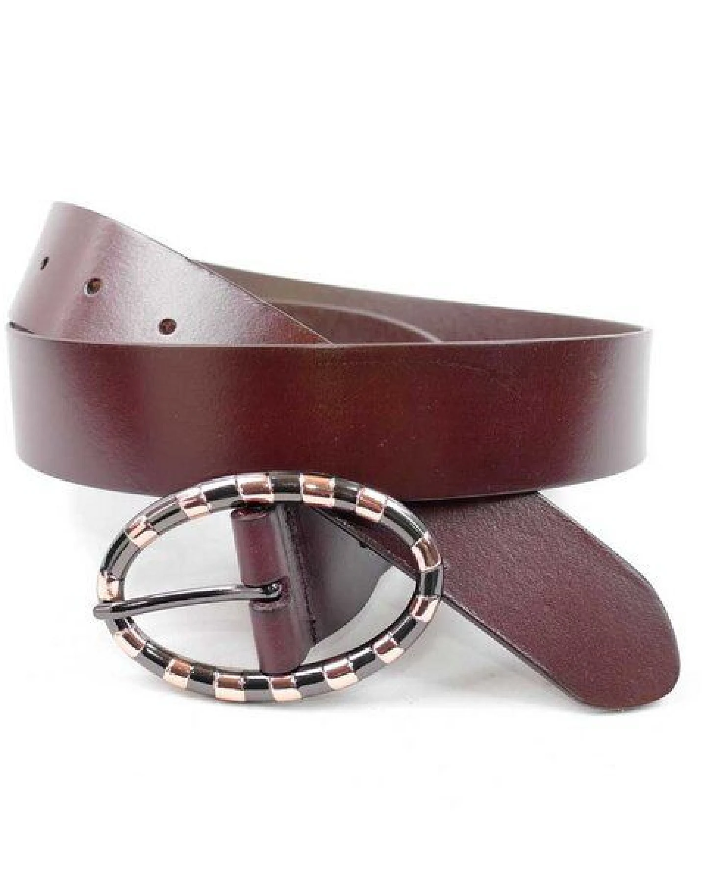 zweisser Ledergürtel Damen Olivia – Ansicht 4