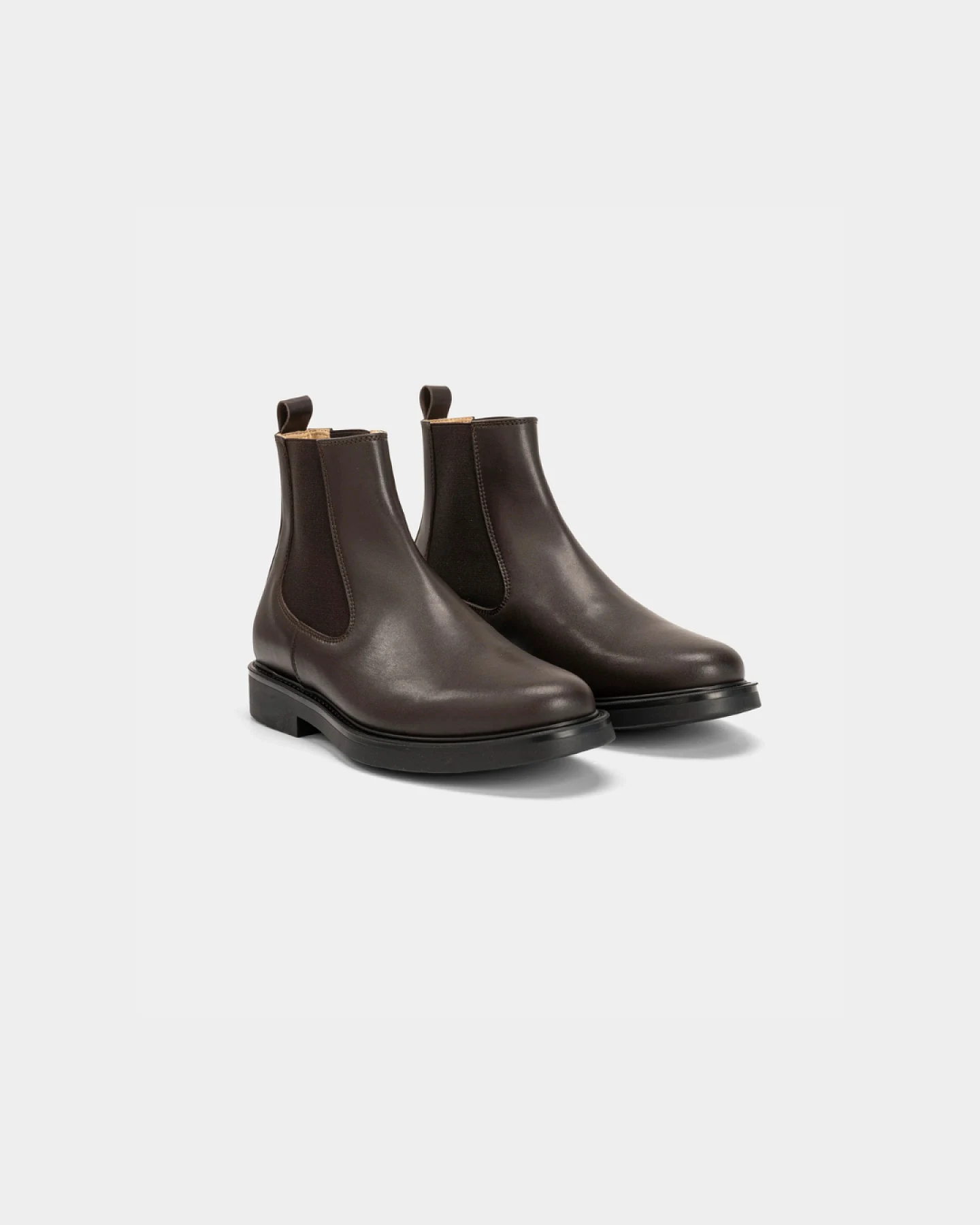 Solari Milano Herren vegan Chelsea Boots Herren Braun – Ansicht 2