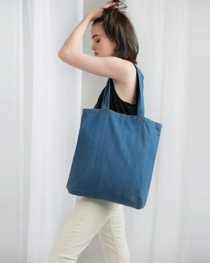 Mantis Denim Shopper Jeans 50 x 46 cm Maxi oder 40 x 40
