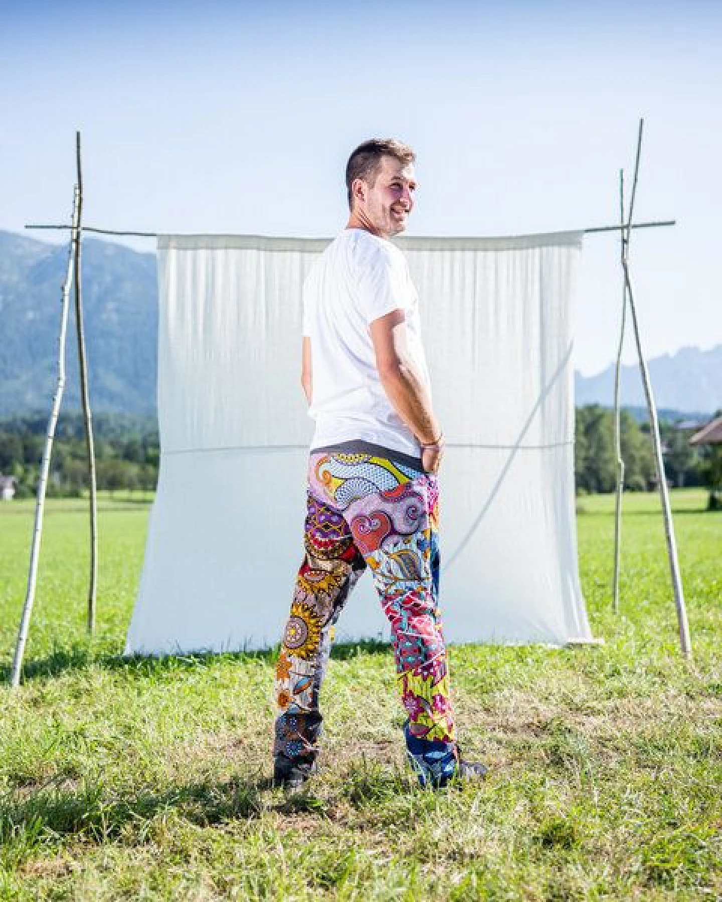JUAdesign Sommer Hose - SLIM Herren, farbenfroh, lässig, schick – Ansicht 2