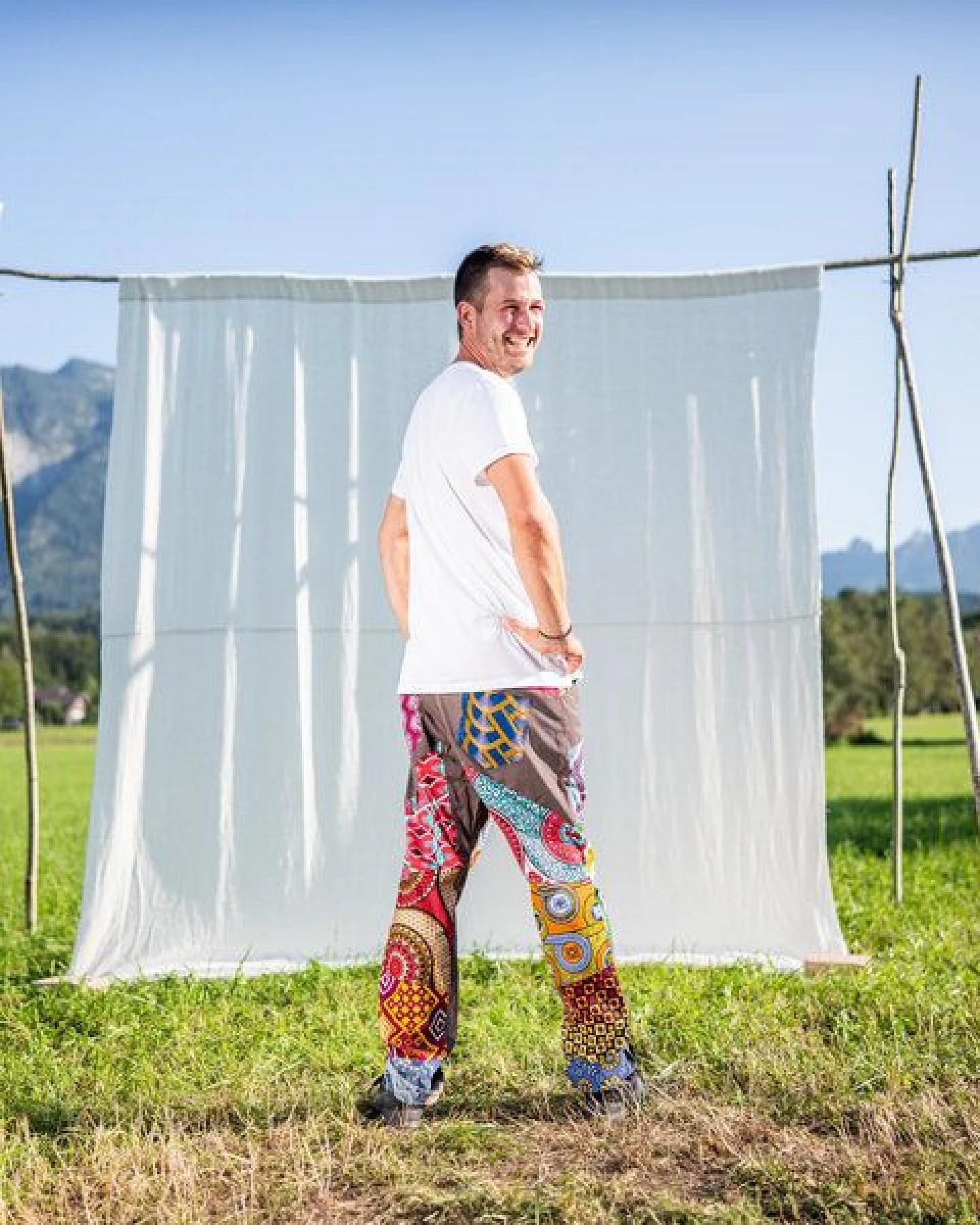 JUAdesign Sommer Hose - BAGGY Herren, bunt, bequem, baggy eben – Ansicht 2