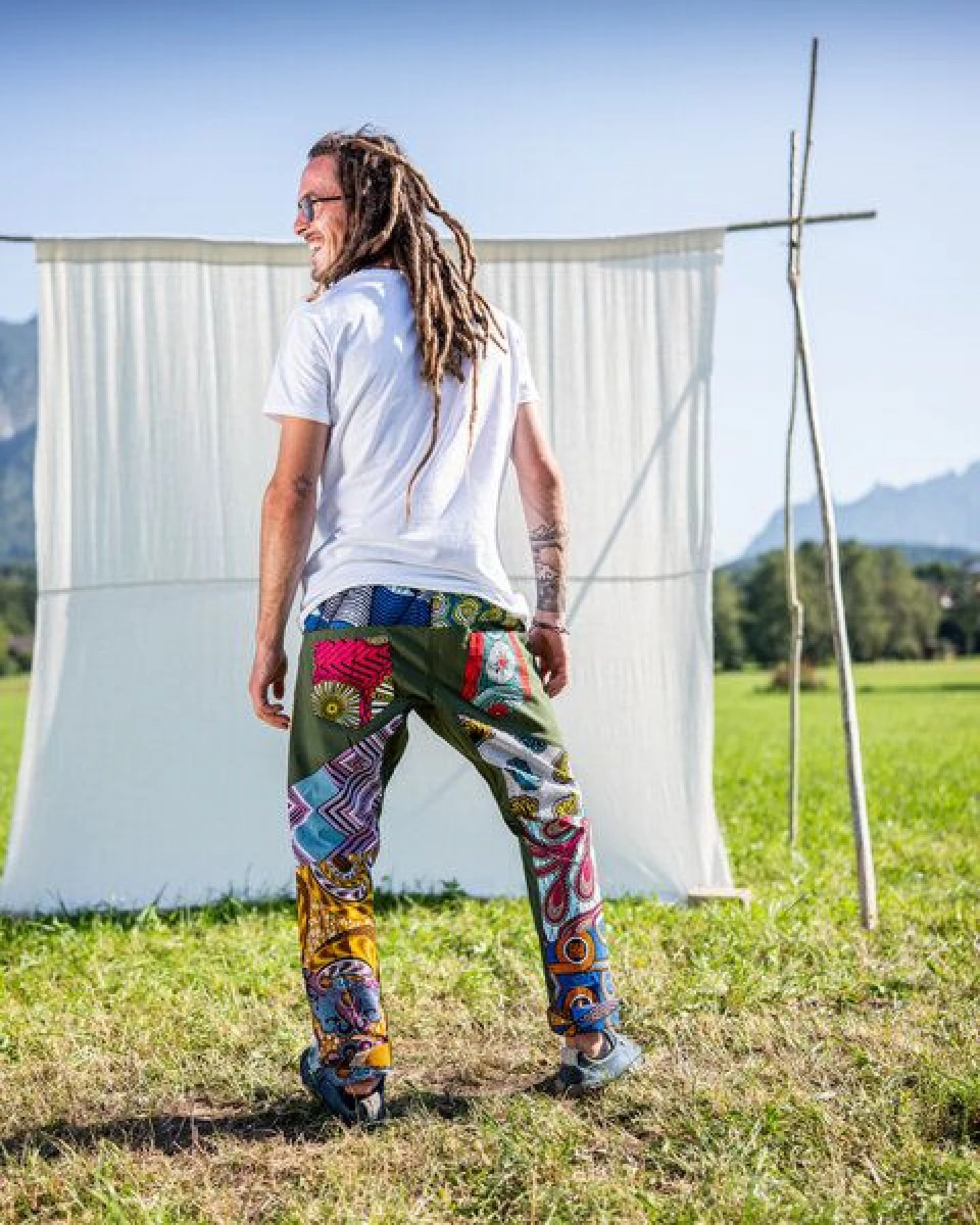 JUAdesign Sommer Hose - BAGGY Herren, bunt, bequem, baggy eben – Ansicht 2