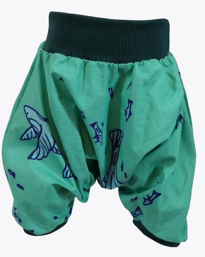 liebewicht kurze Pumphose Sommerhose gemustert aus Biobaumwolle