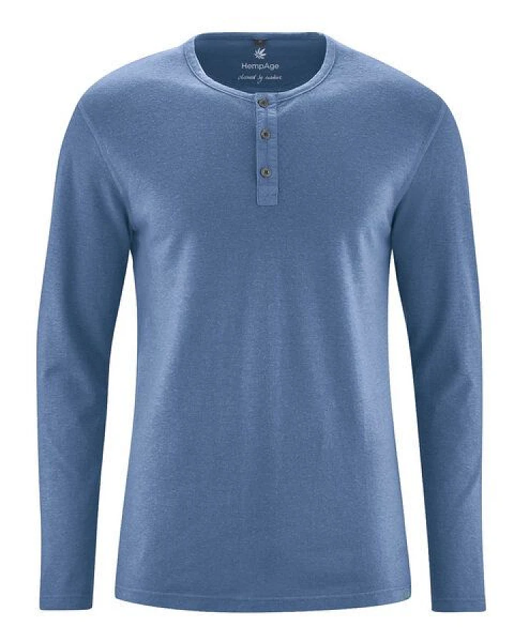 HempAge Herren Langarm-Shirt Hanf/Bio Baumwolle