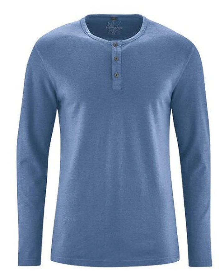 HempAge Herren Langarm-Shirt Hanf/Bio Baumwolle