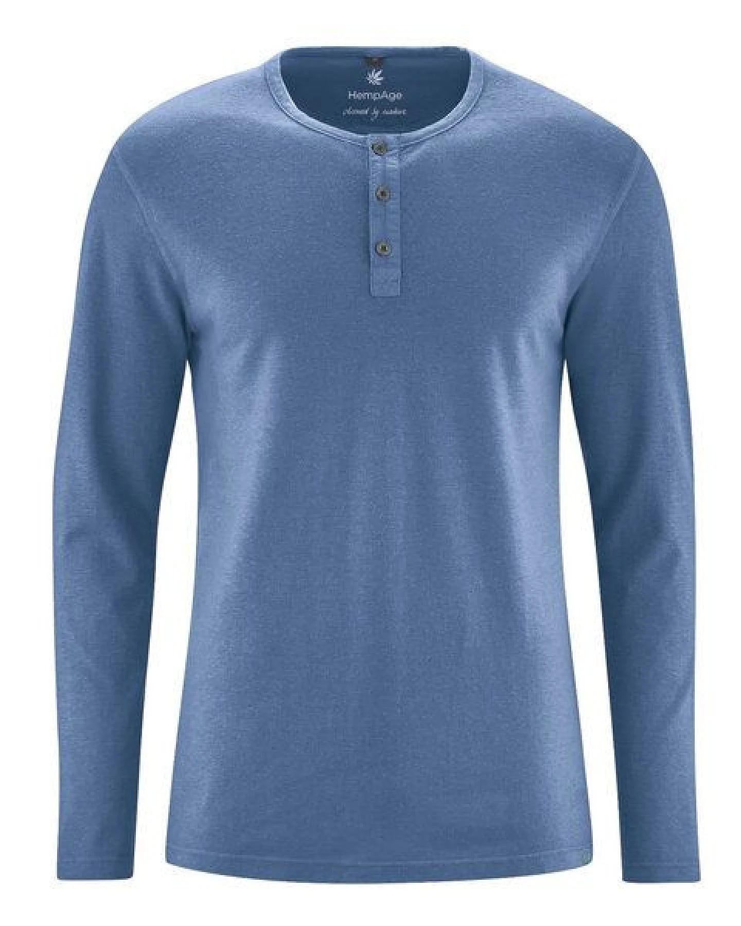 HempAge Herren Langarm-Shirt Hanf/Bio Baumwolle – Ansicht 3