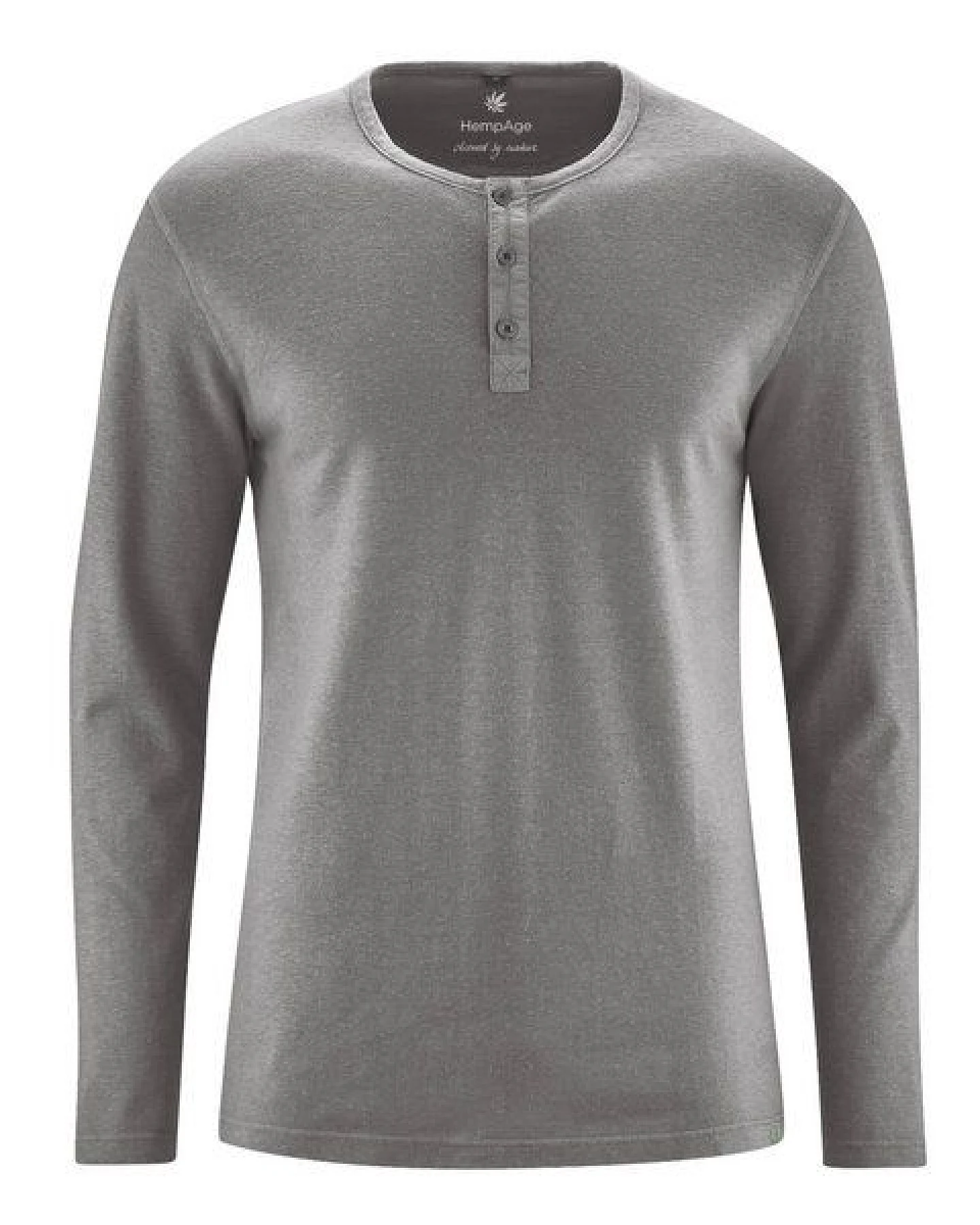 HempAge Herren Langarm-Shirt Hanf/Bio Baumwolle – Ansicht 3