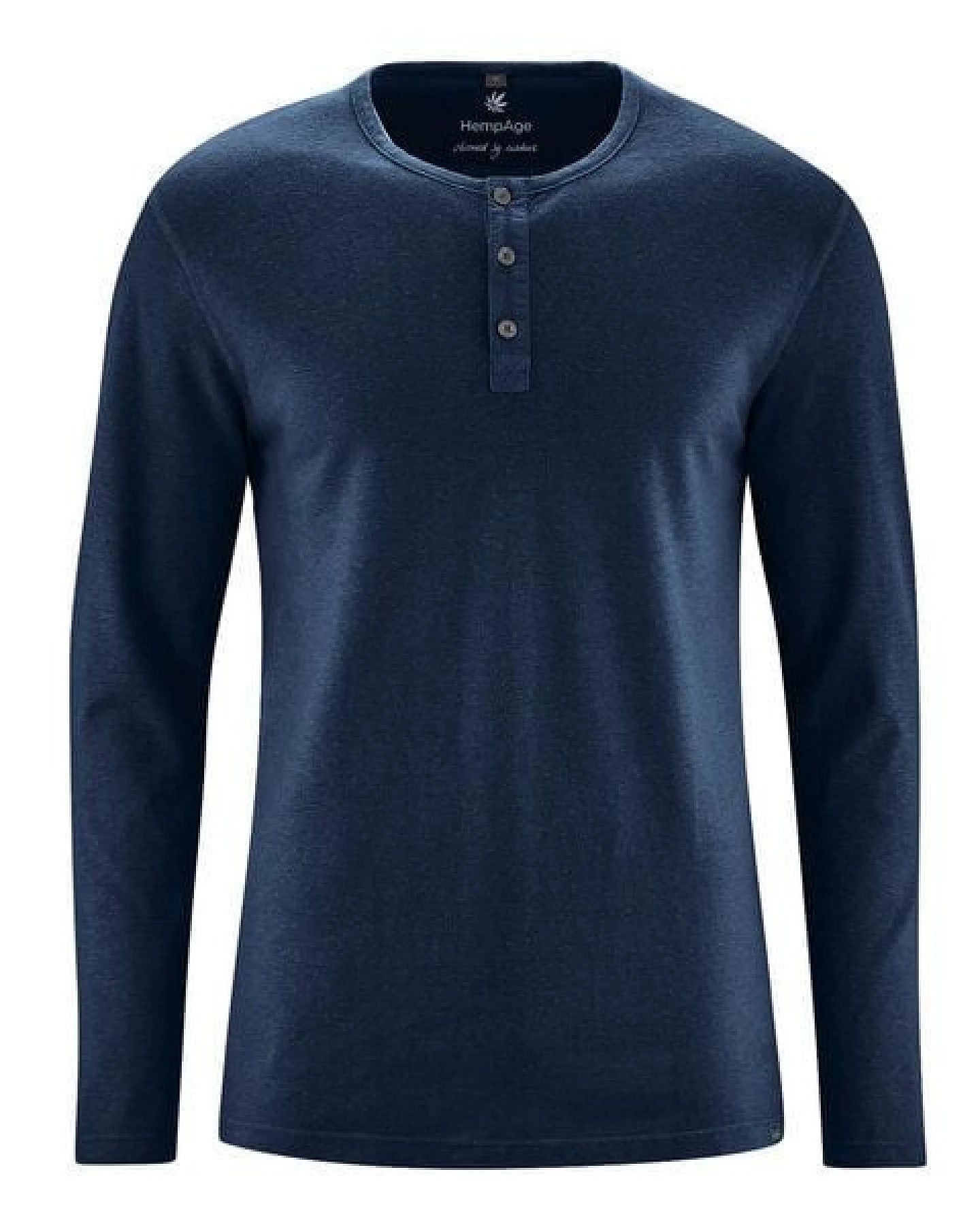 HempAge Herren Langarm-Shirt Hanf/Bio Baumwolle – Ansicht 3