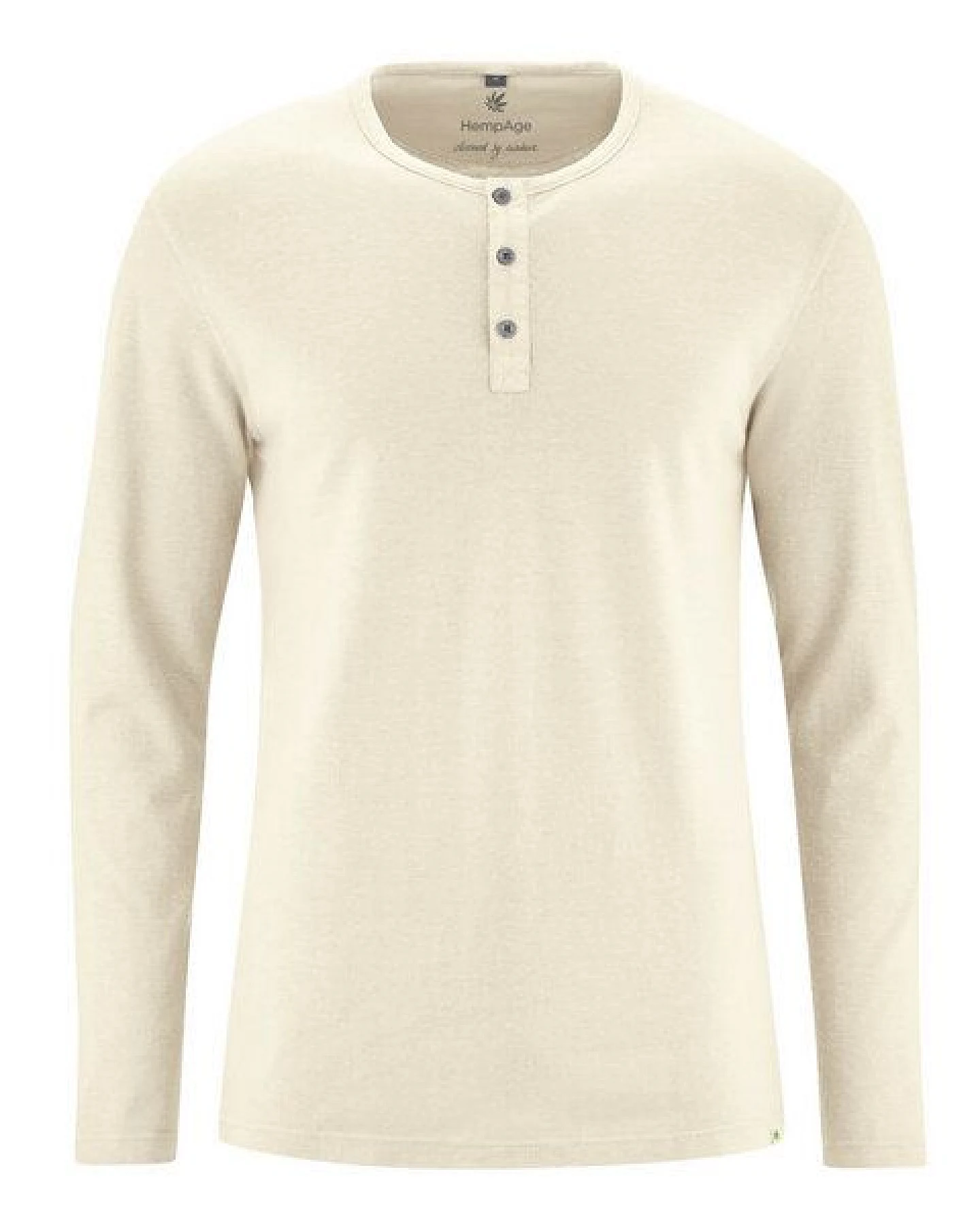 HempAge Herren Langarm-Shirt Hanf/Bio Baumwolle – Ansicht 3
