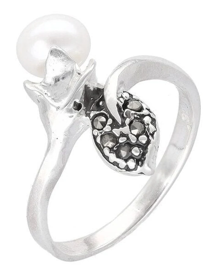 pakilia Silber Ring Perlen Fair-Trade und handmade