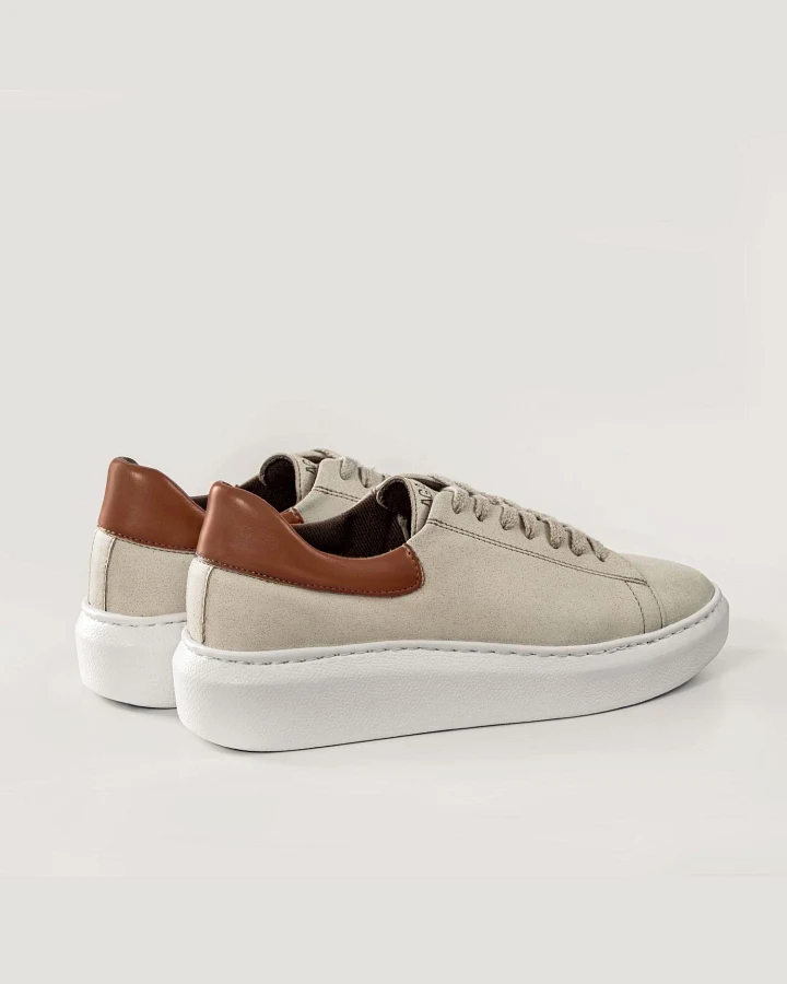 AGAZI Damen vegan Sneaker Emma Karamell