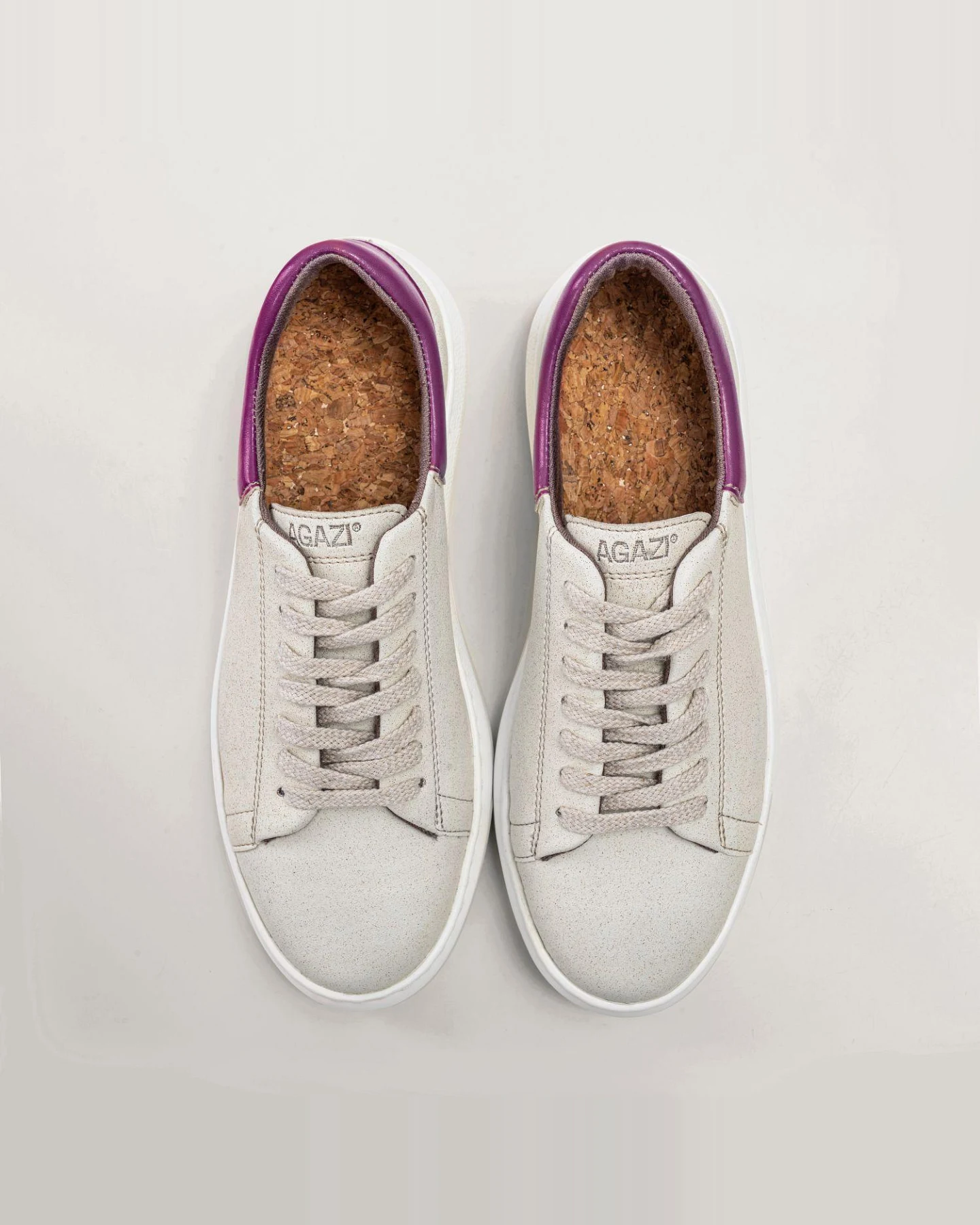 AGAZI Damen vegan Sneaker Emma Fucsia – Ansicht 2