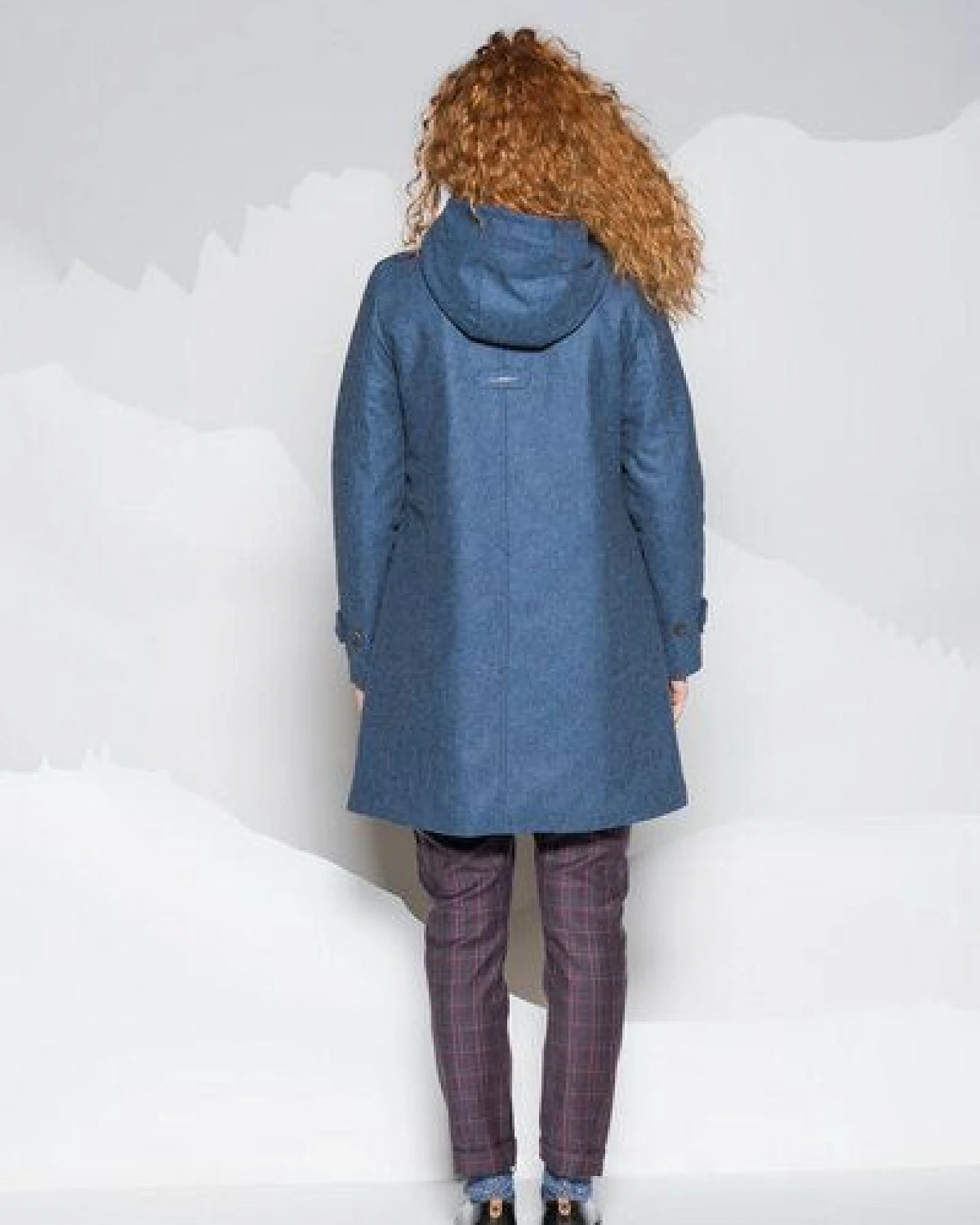 Grenz/gang Damen Mantel Anette aus Loden (Wolle aus kbT) – Ansicht 2