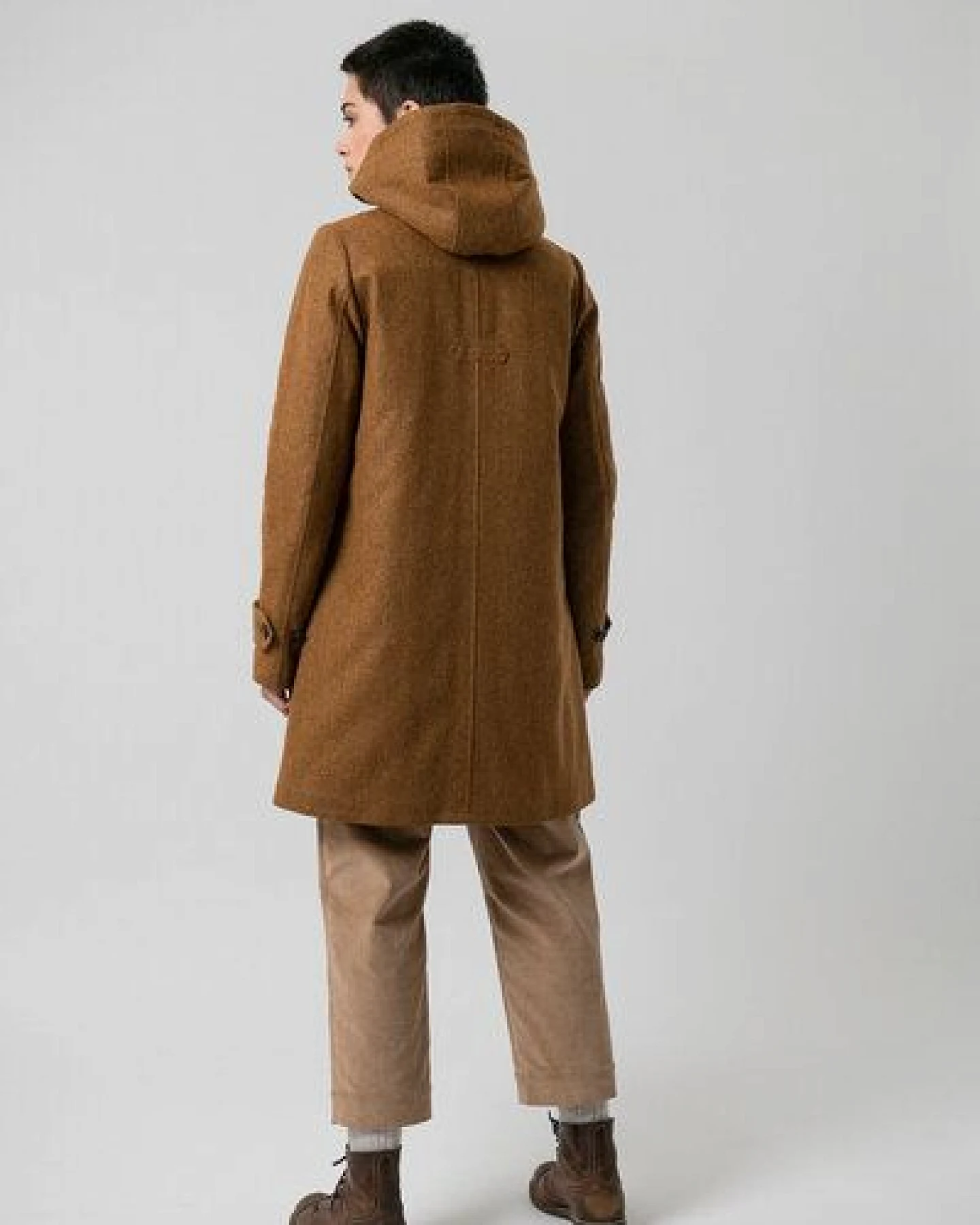 Grenz/gang Damen Mantel Anette aus Loden (Wolle aus kbT) – Ansicht 2