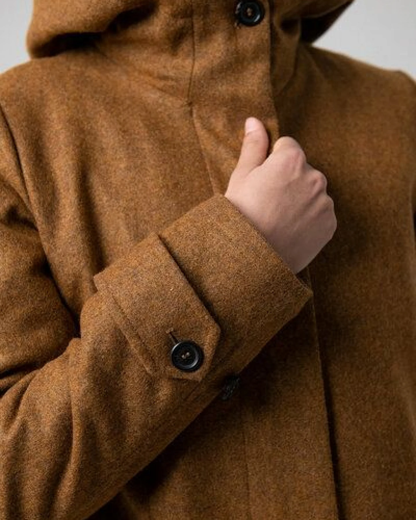 Grenz/gang Damen Mantel Anette aus Loden (Wolle aus kbT) – Ansicht 3