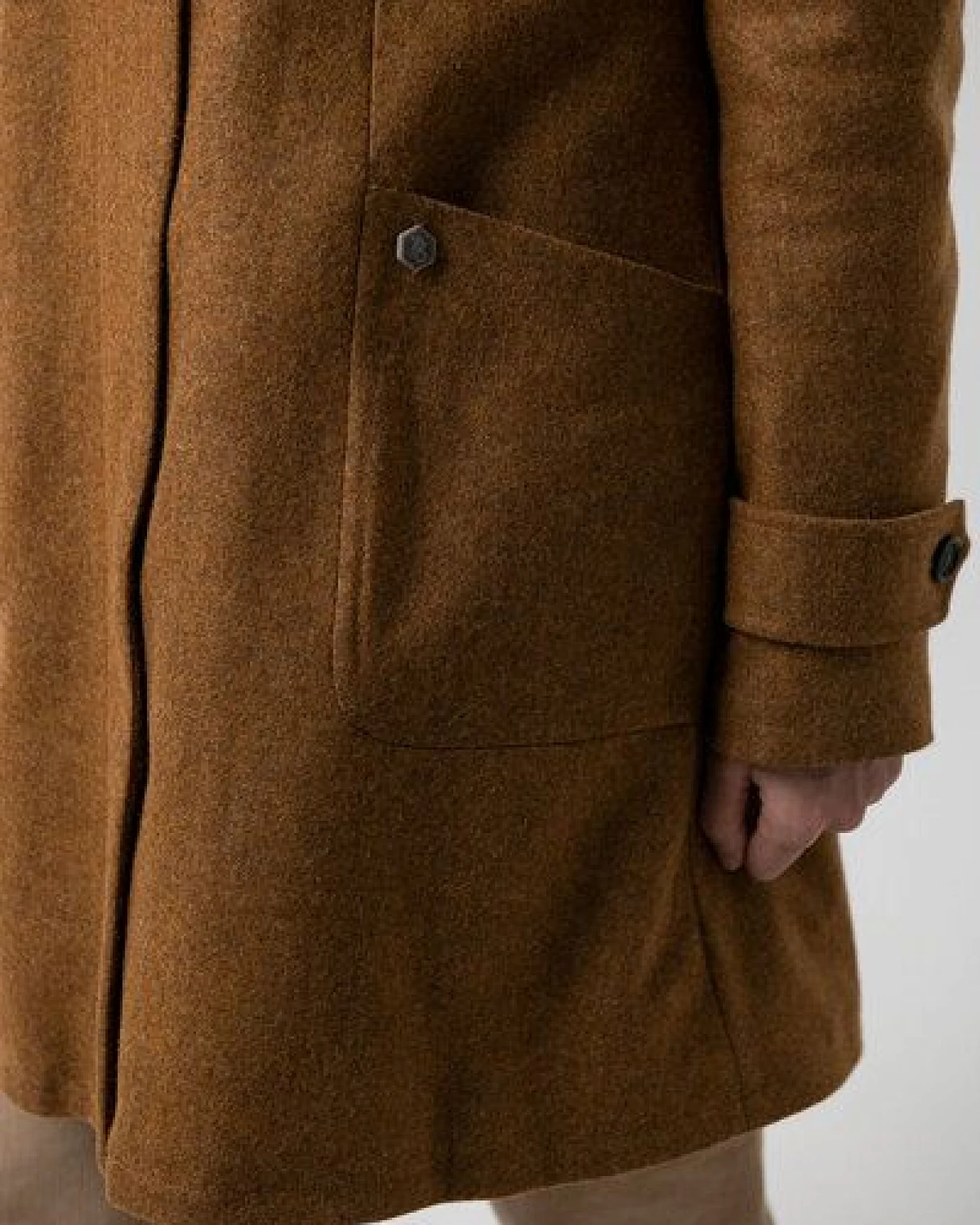 Grenz/gang Damen Mantel Anette aus Loden (Wolle aus kbT) – Ansicht 4