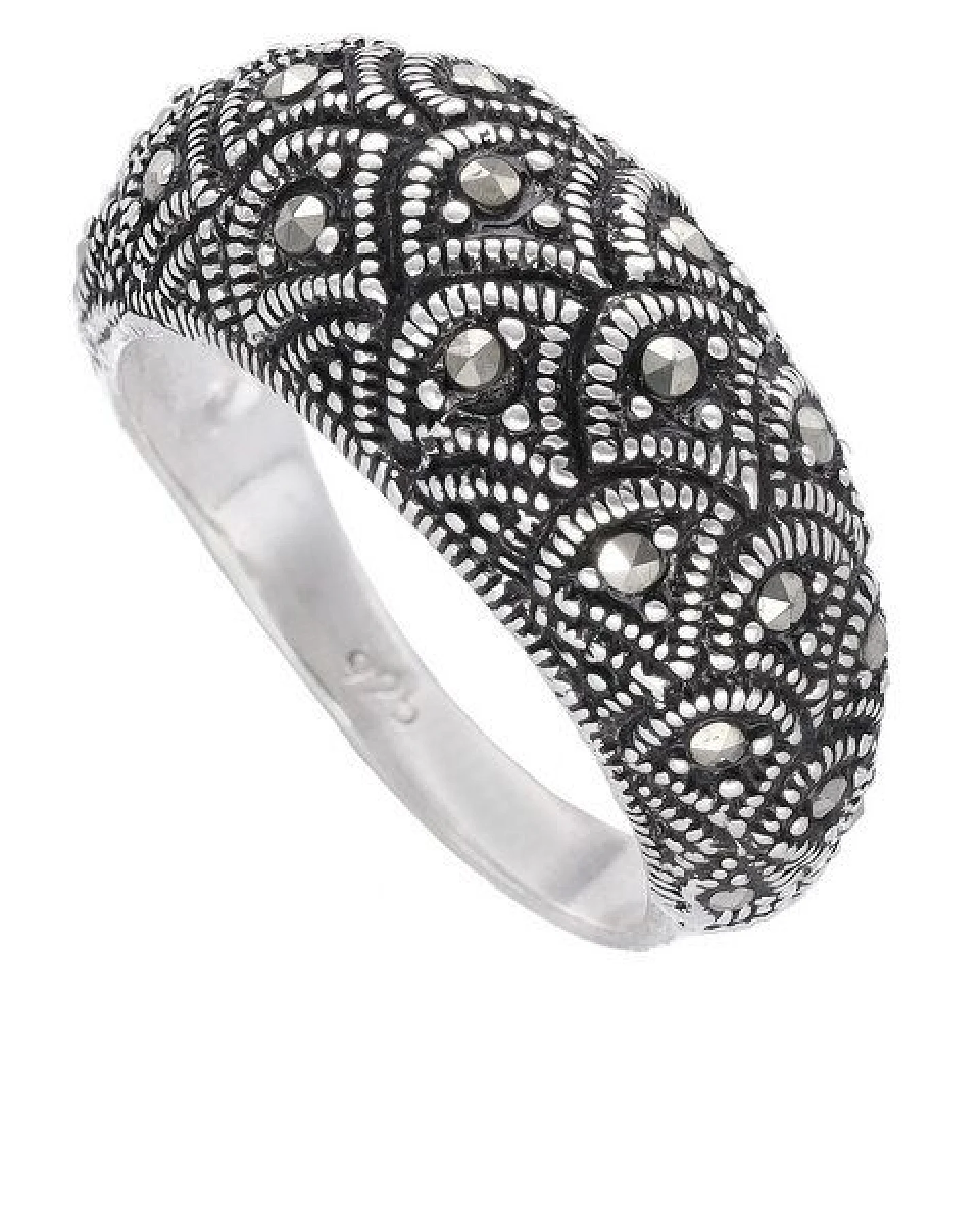 pakilia Silber Ring Gürteltier Fair-Trade und handmade – Ansicht 2