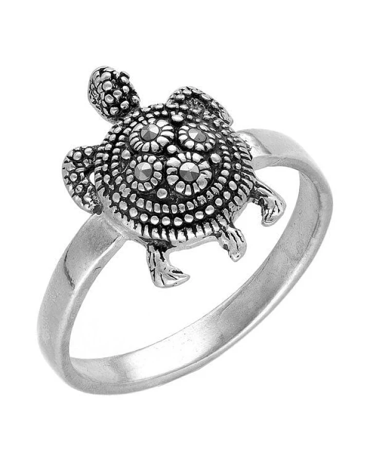 pakilia Silber Ring Sternschildkröte Fair-Trade und handmade
