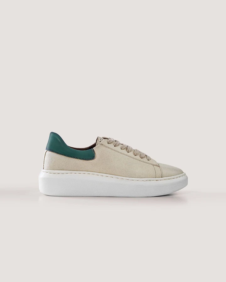 AGAZI Damen vegan Sneaker Emma Türkisgrün