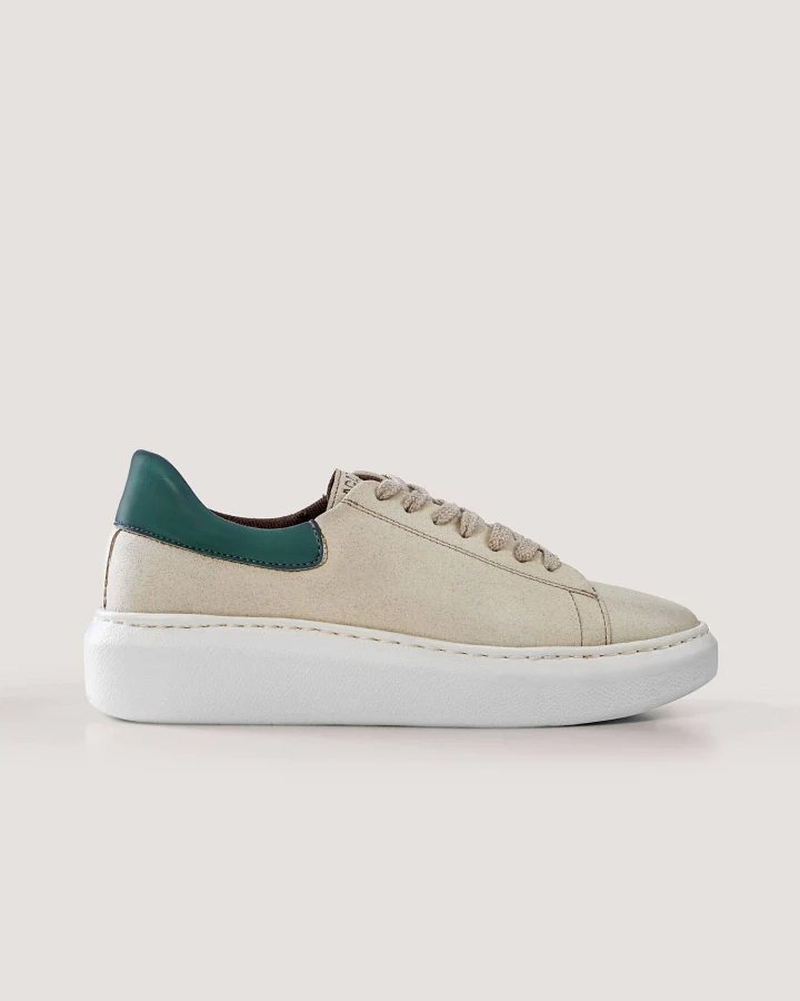 AGAZI Damen vegan Sneaker Emma Türkisgrün