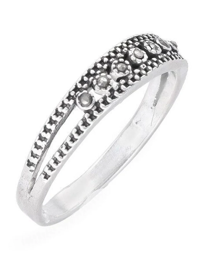 pakilia Silber Ring Diadem Fair-Trade und handmade
