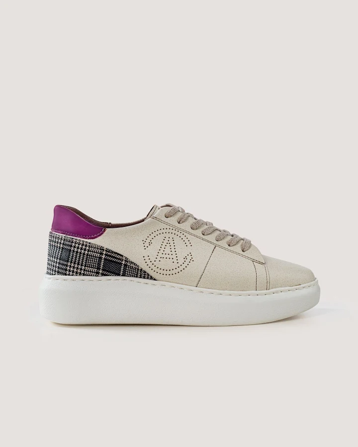 AGAZI Damen vegan Sneaker Jane Fucsia