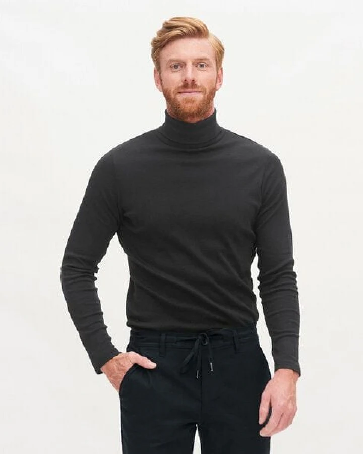 Produktseite: Living Crafts Rollkragen-Shirt - HELGE