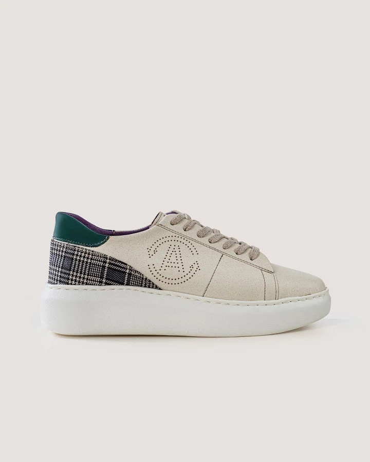 AGAZI Damen vegan Sneaker Jane Türkisgrün