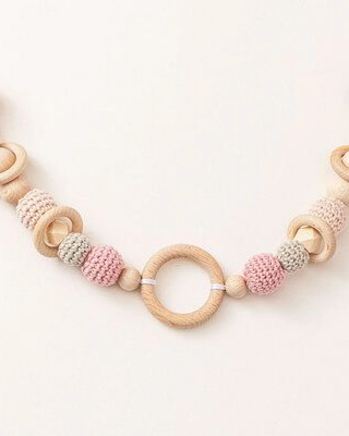 NoniKids Berlin Kinderwagenkette Holz *Ring* 4 Farben – Ansicht 2