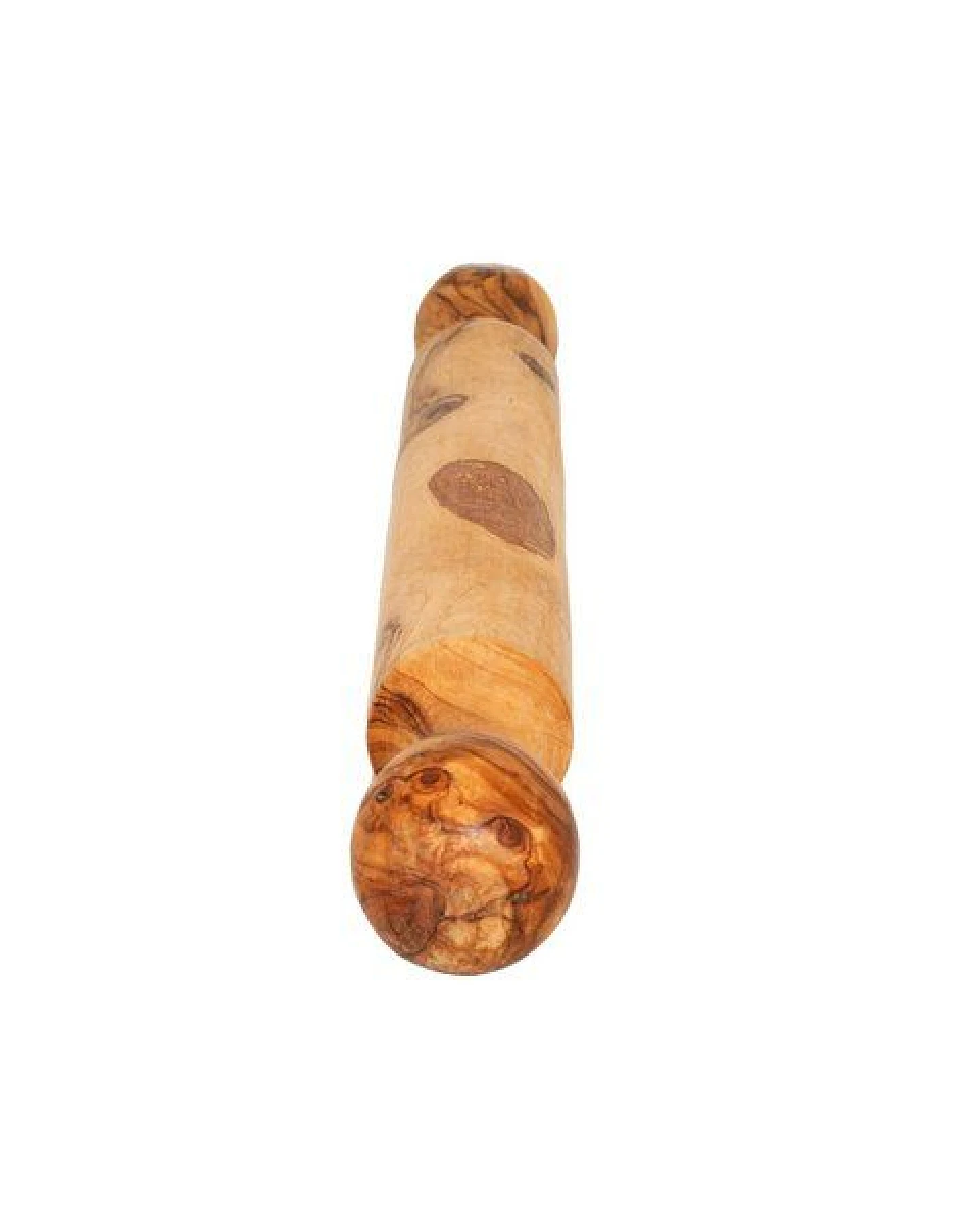 NATUREHOME Nudelholz mit Griff Teigroller Olivenholz 42cm – Ansicht 4