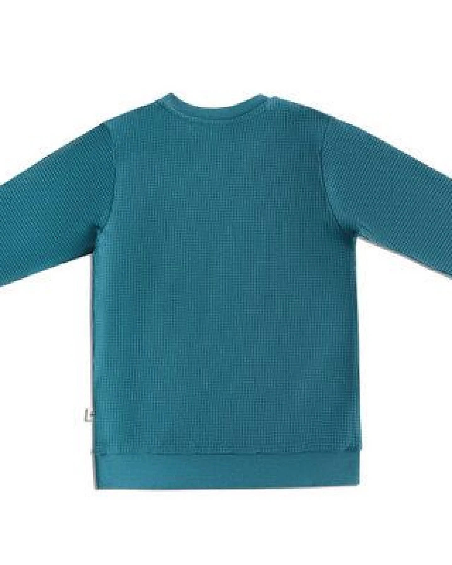 Kinder Sweatshirt Bio-Baumwolle Waffel Strick 2021"Leela Cotton" – Ansicht 2