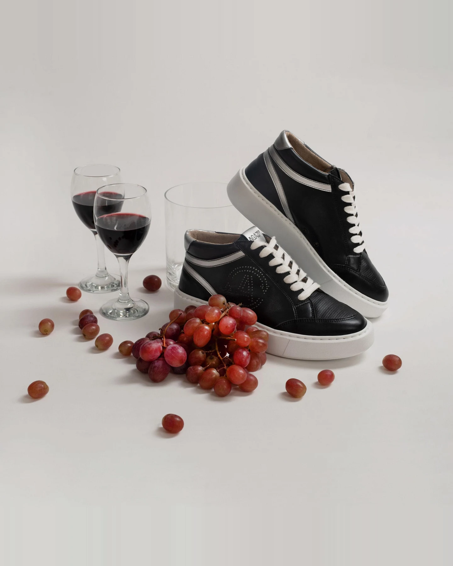 AGAZI Damen vegan Sneaker Blanka Schwarz – Ansicht 2