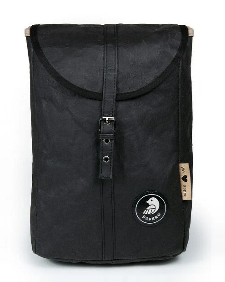 PAPERO Rucksack aus Papier, robust, wasserfest Damen Herren vegan Daypacks