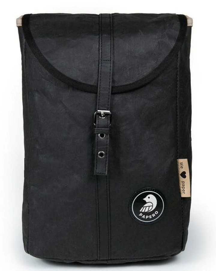 PAPERO Rucksack aus Papier, robust, wasserfest Damen Herren vegan Daypacks