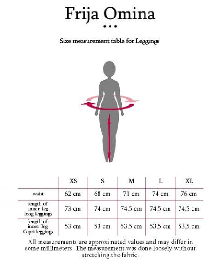 Frija Omina Bio Capri Leggings, 3/4 Leggings dunkel