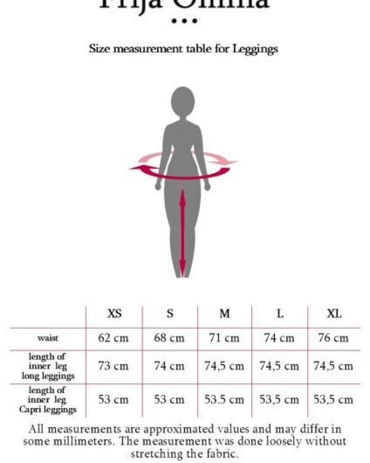 Frija Omina Bio Capri Leggings, 3/4 Leggings dunkel