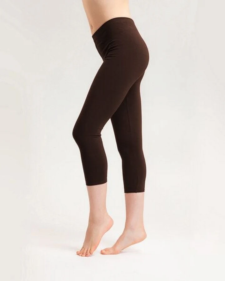 Frija Omina Bio Capri Leggings, 3/4 Leggings dunkel