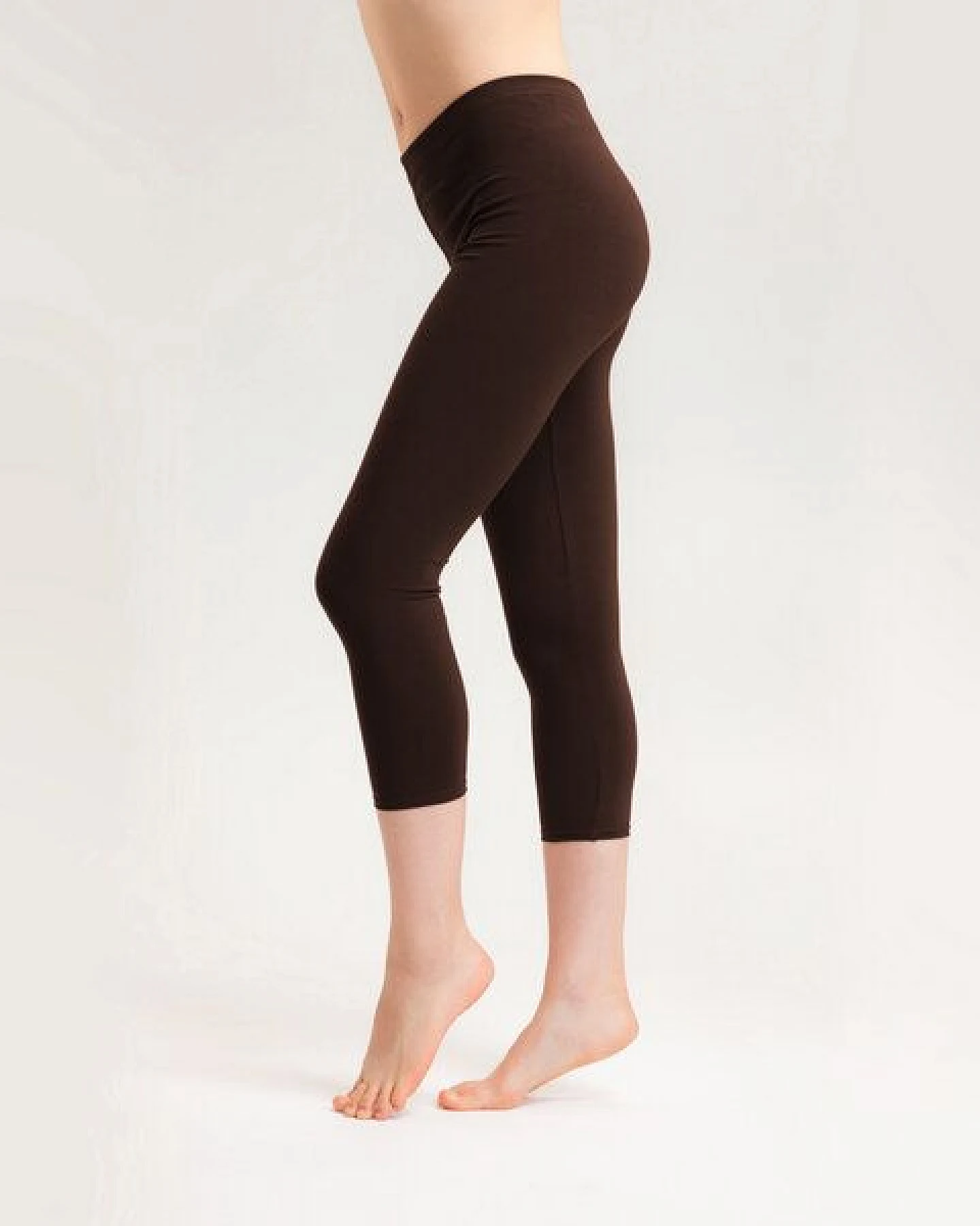 Frija Omina Bio Capri Leggings, 3/4 Leggings dunkel – Ansicht 2