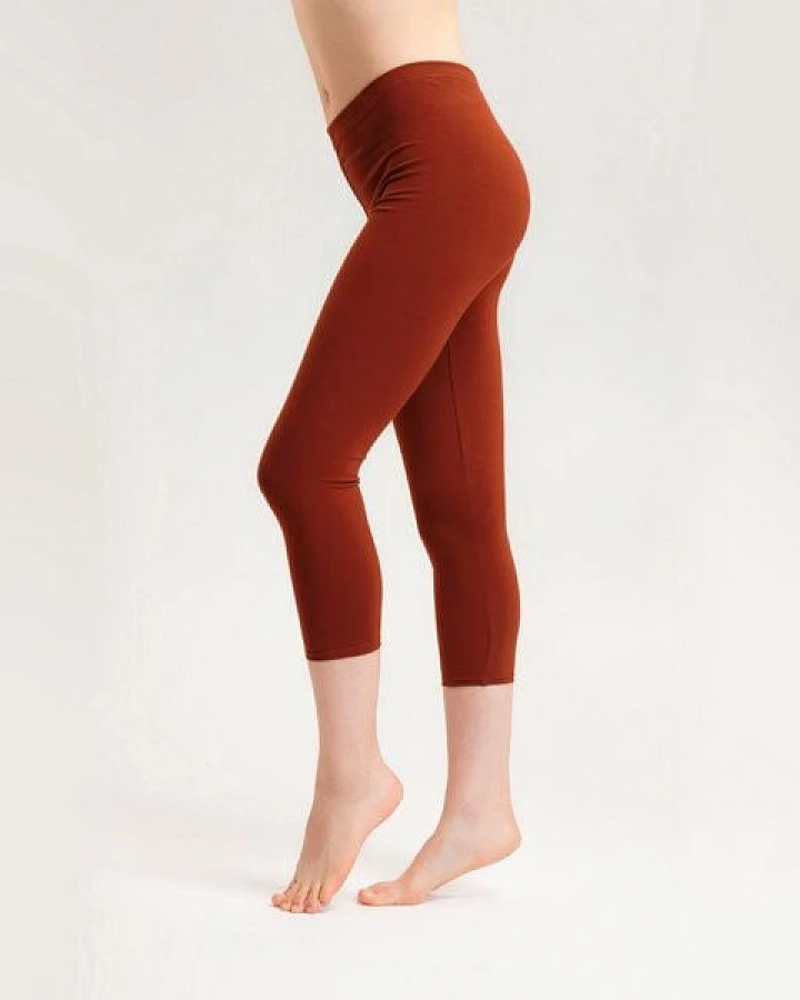 Frija Omina Bio Capri Leggings, 3/4 Leggings dunkel
