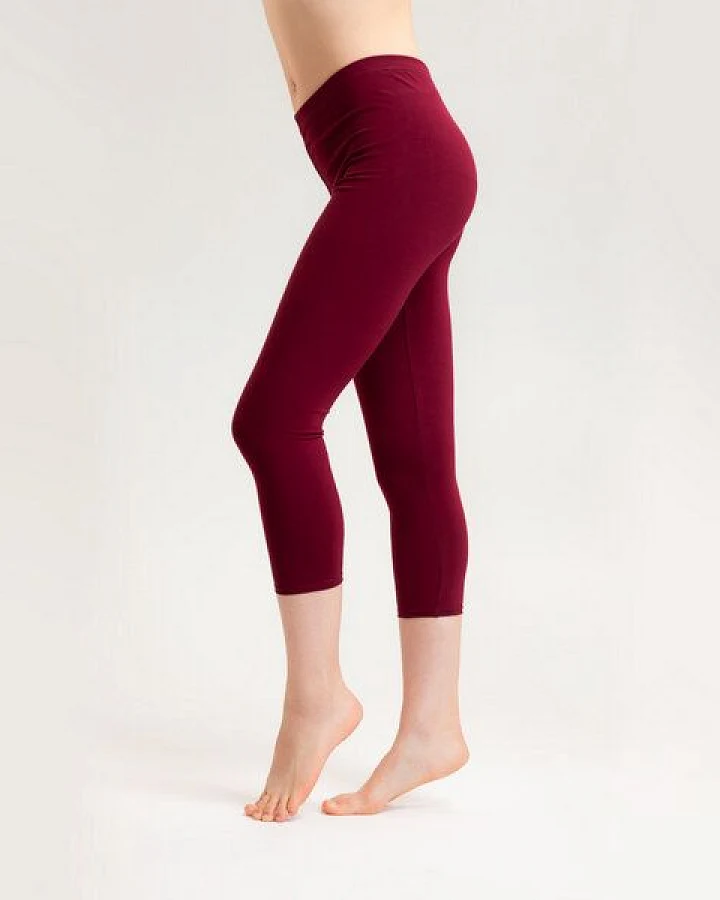 Frija Omina Bio Capri Leggings, 3/4 Leggings dunkel