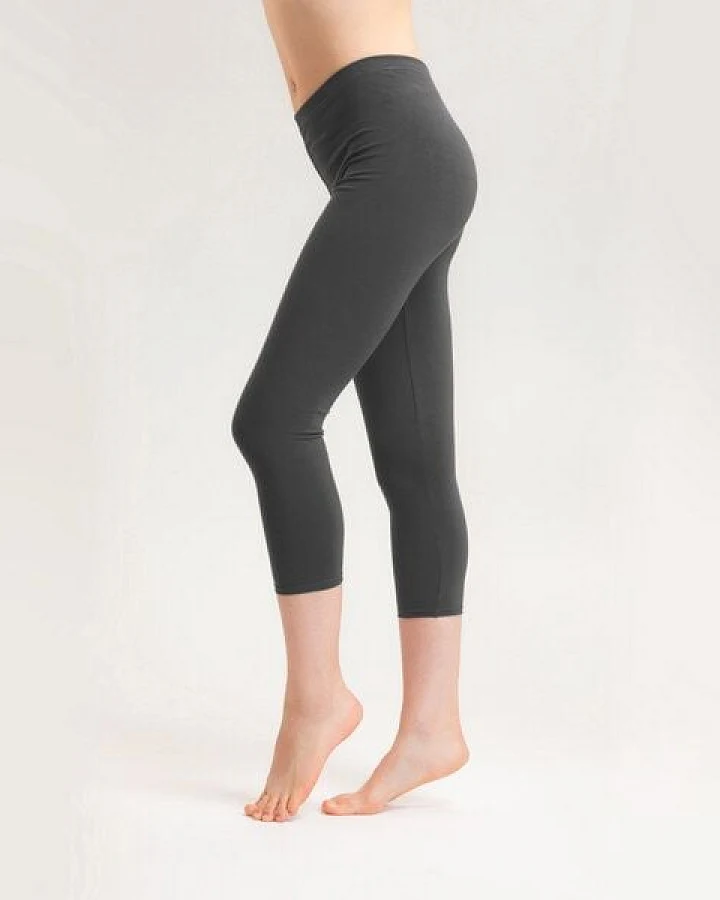 Frija Omina Bio Capri Leggings, 3/4 Leggings dunkel