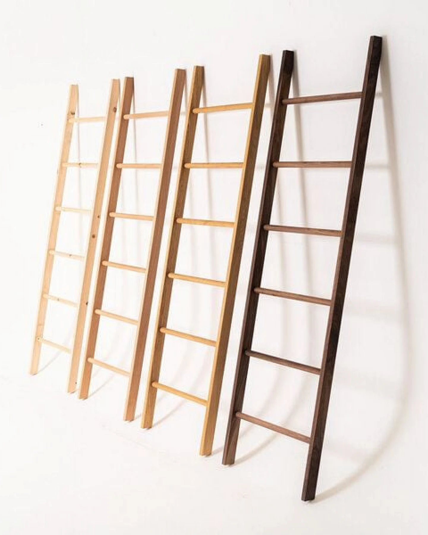 kleiderleiter_de Kleiderleiter Natur 171 cm aus Massivholz (Eiche, Buche, Nussbaum oder Zirbe) – Ansicht 4