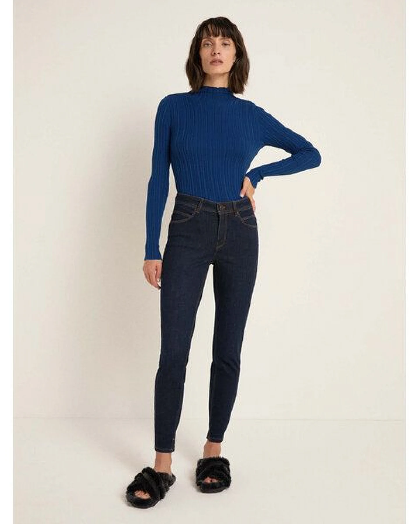 LANIUS High-Waist Jeans aus Bio-Baumwolle – Ansicht 3
