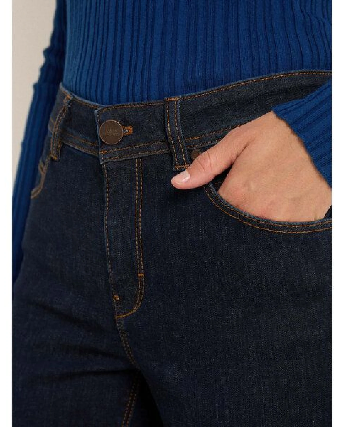 LANIUS High-Waist Jeans aus Bio-Baumwolle – Ansicht 4