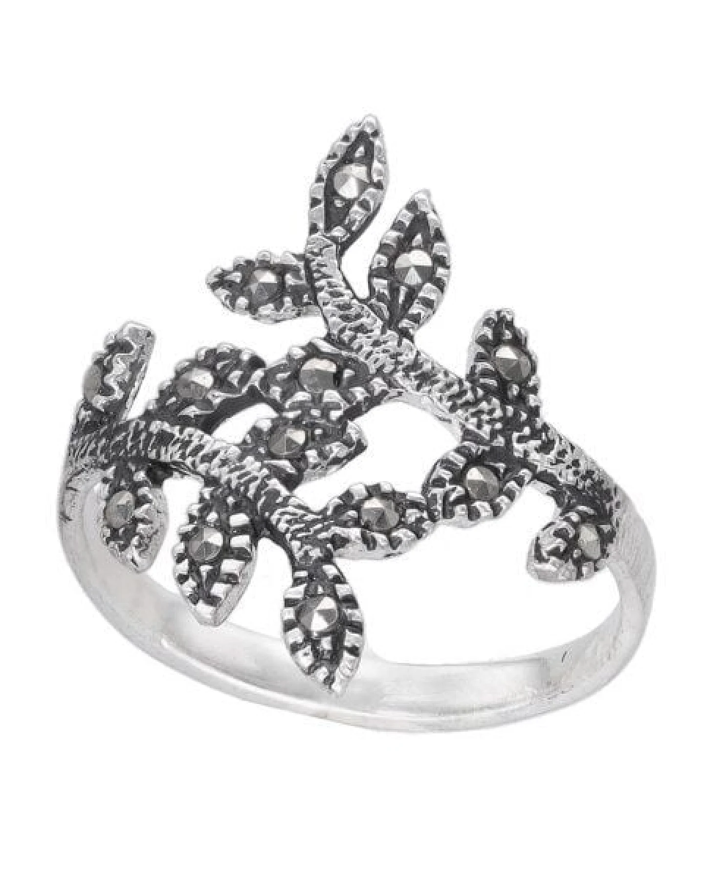 pakilia Silber Ring Blätterranke Fair-Trade und handmade #8 – Ansicht 3